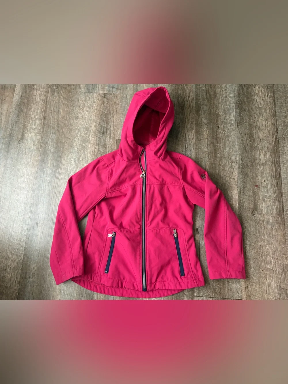 MICHAEL Michael Kors Pink Hooded Raincoat